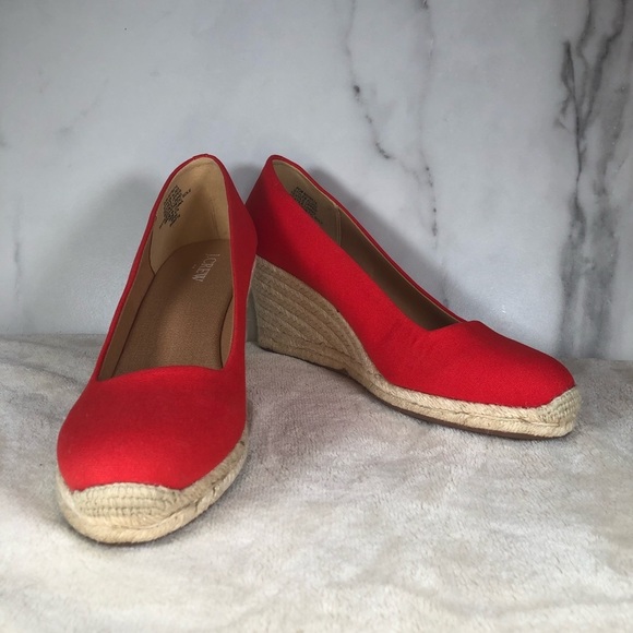 J. Crew Seville Espadrille Wedges Sz 9.5 - Picture 3 of 12